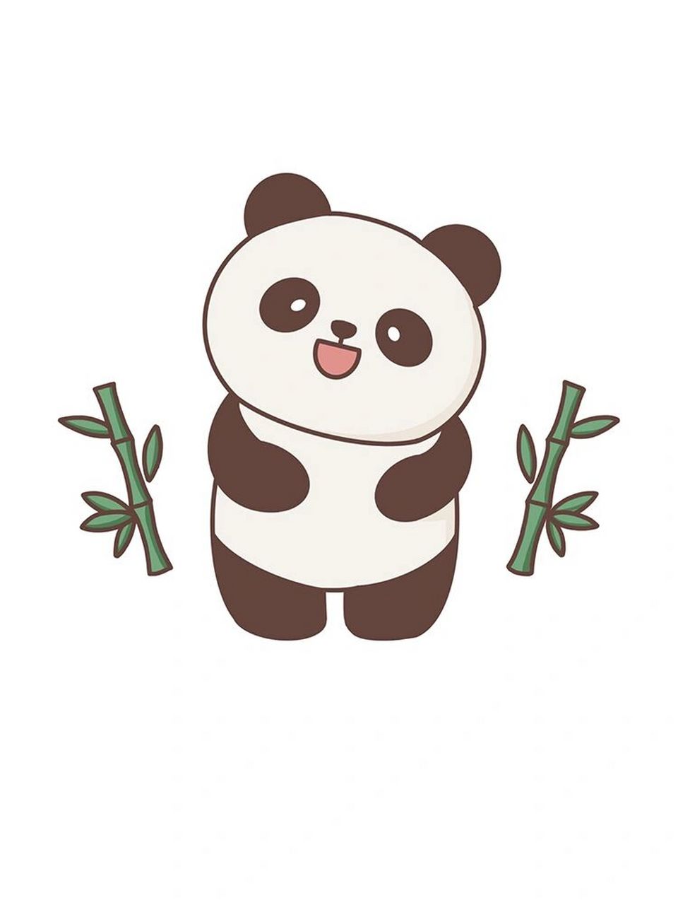 大熊猫的简笔画最萌图片