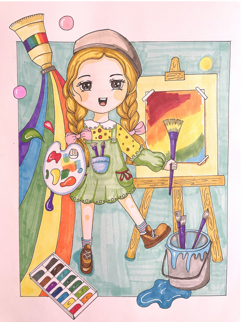 "我的梦想"画家