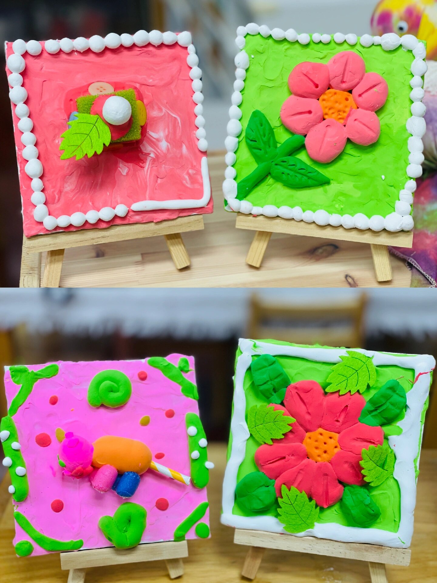 手工日常|大班粘土作品