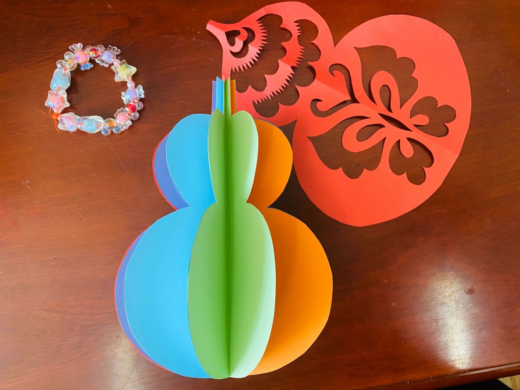 折纸立体葫芦 葫芦"福禄"端午节祝大家福禄多多