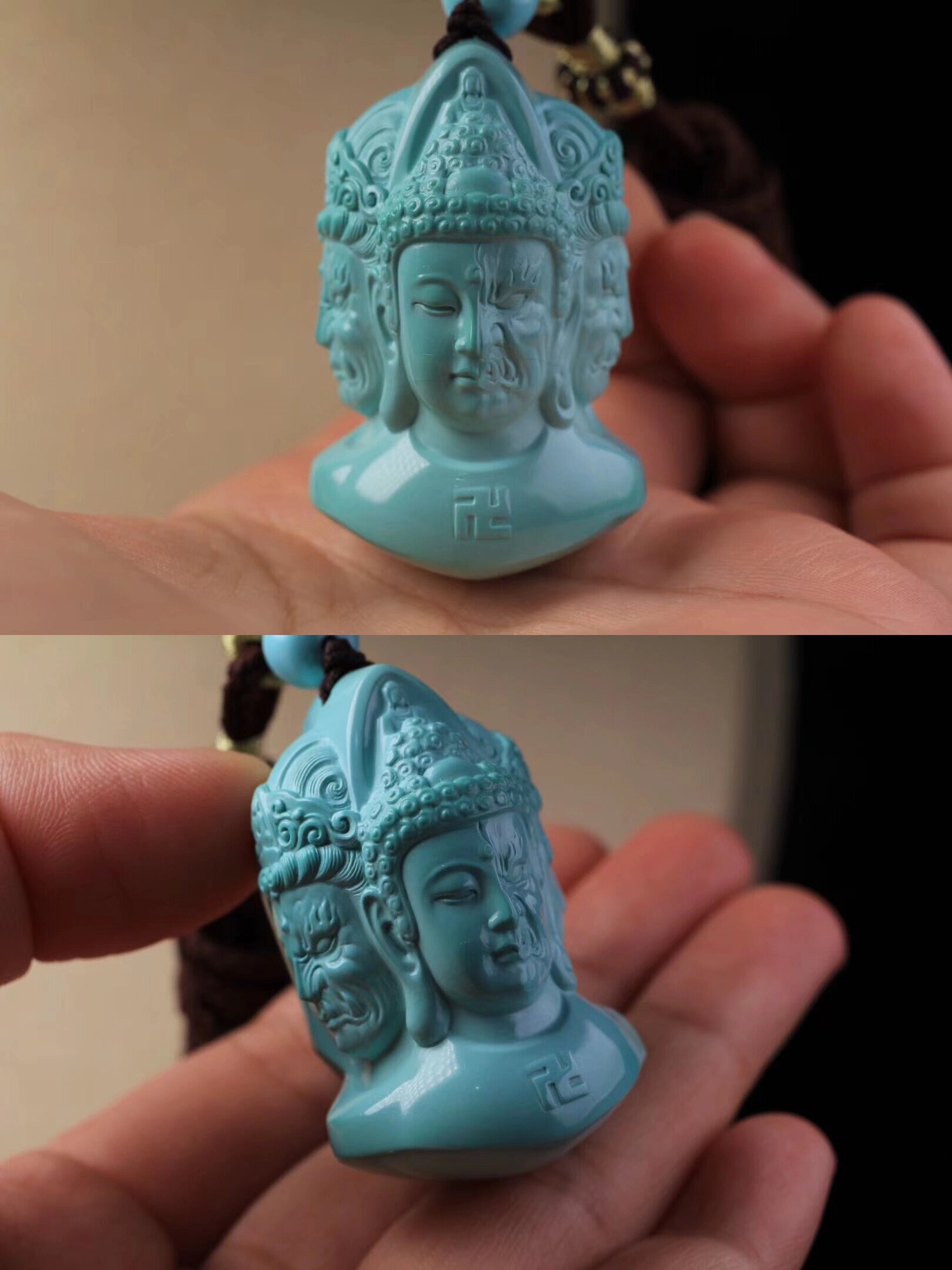 北工名师料工重器,绿松石一念之间立体雕件