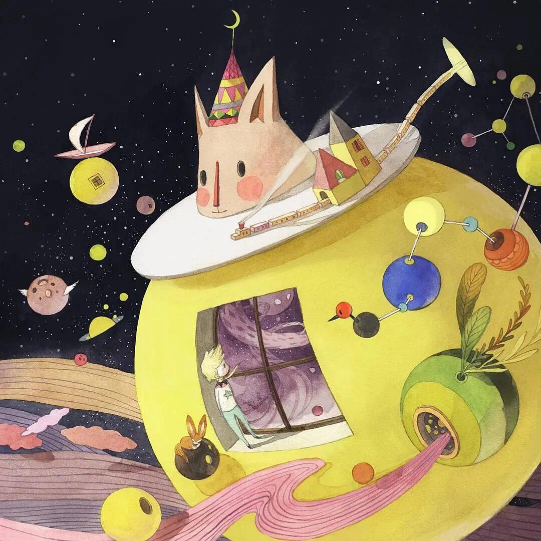 韩国插画师kim minji