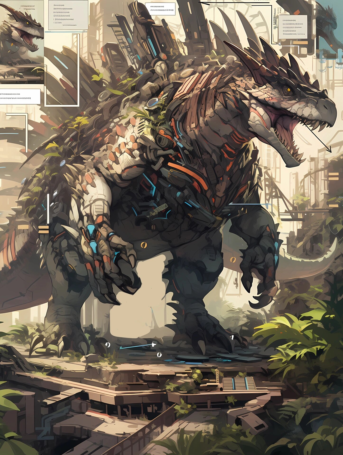 02期《多图》 机甲恐龙系列第二期,喜欢的宝子看过来～可以用作壁纸或