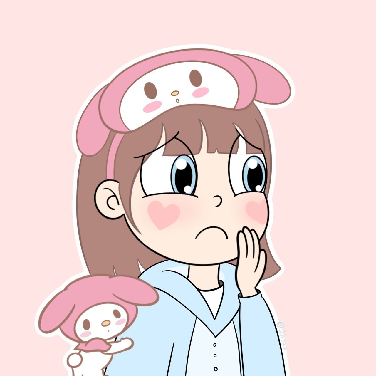 超级超级可爱的可爱动漫小女孩壁纸! 最近这个小女孩的壁纸超级火!