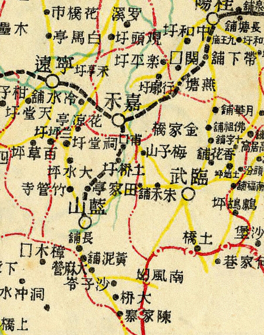 1947年湖南省全图 民国湖南老地图