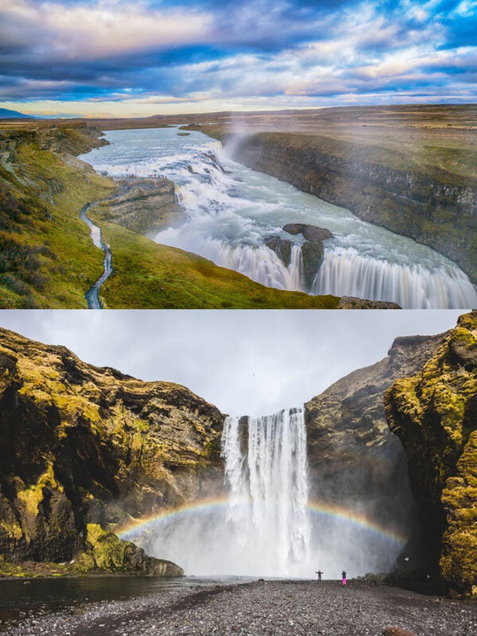 冰岛极光8日深度游 96畅游北极之国,冰岛瀑布飞流直下,温泉泡浴舒缓