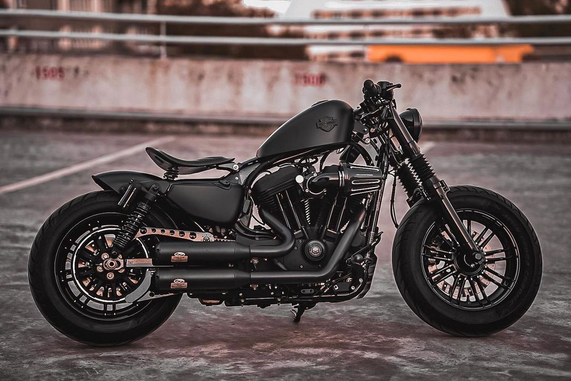 哈雷x48 | darth vader/jp bobber style 机车 摩托车 哈雷x48 哈雷