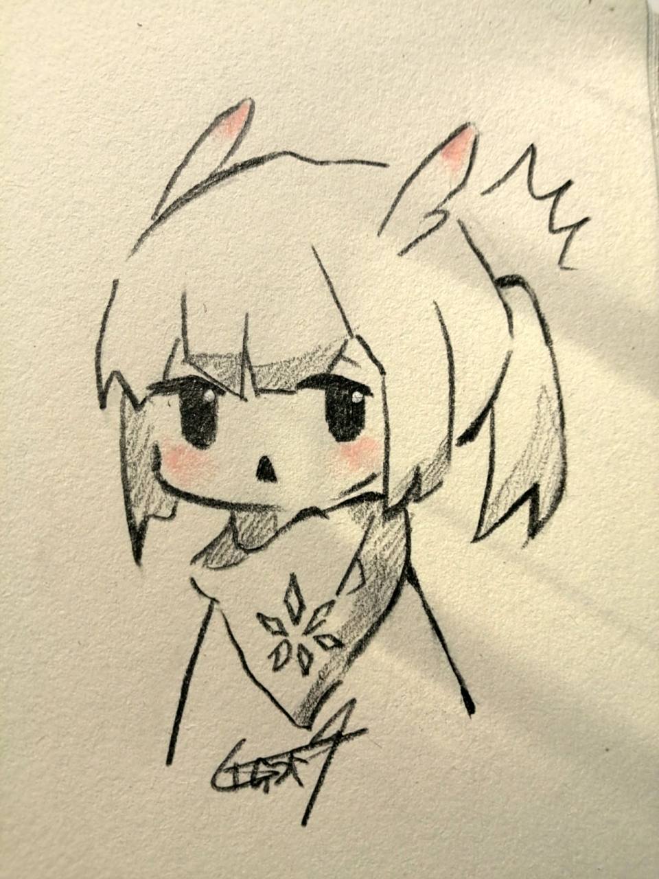 光遇  白鸟(绘画过程图