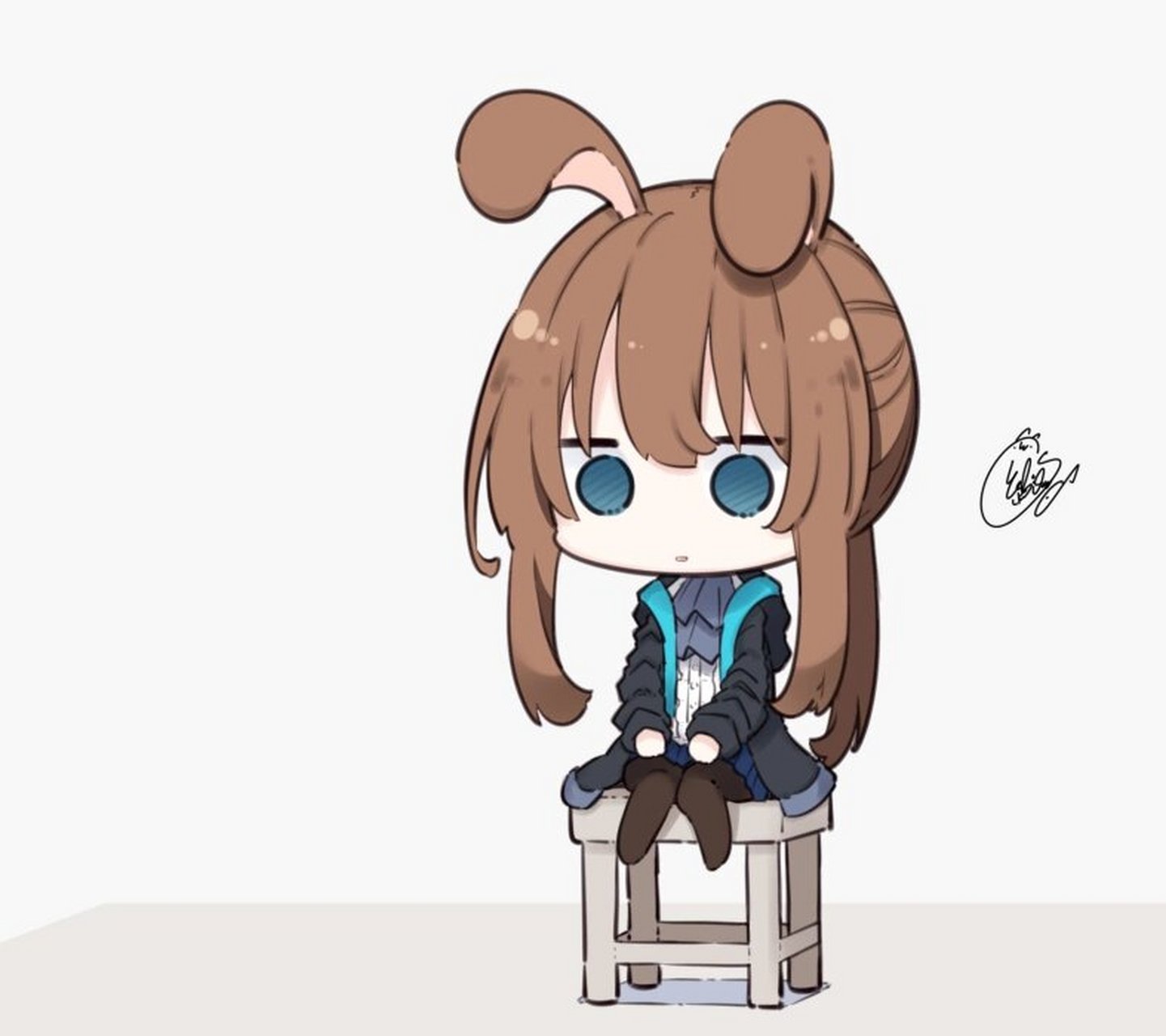 明日方舟 q版阿米娅(画师 紅シャケ) 喜欢的小伙伴们给个赞吧