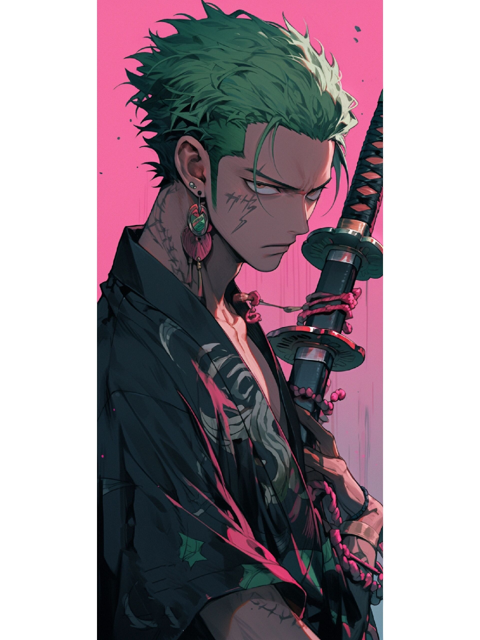 海贼王 | 手机壁纸 | 索隆 | 痞帅风 帅出天际的索隆,你值得拥有 78