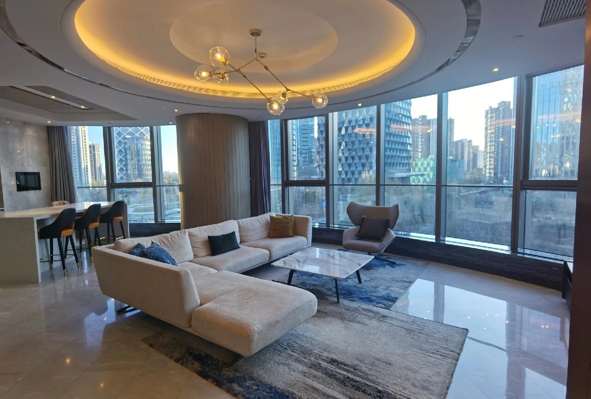 朝阳区望京昆泰嘉瑞公寓-196平-两居室 望京五星好评 昆泰嘉瑞公寓