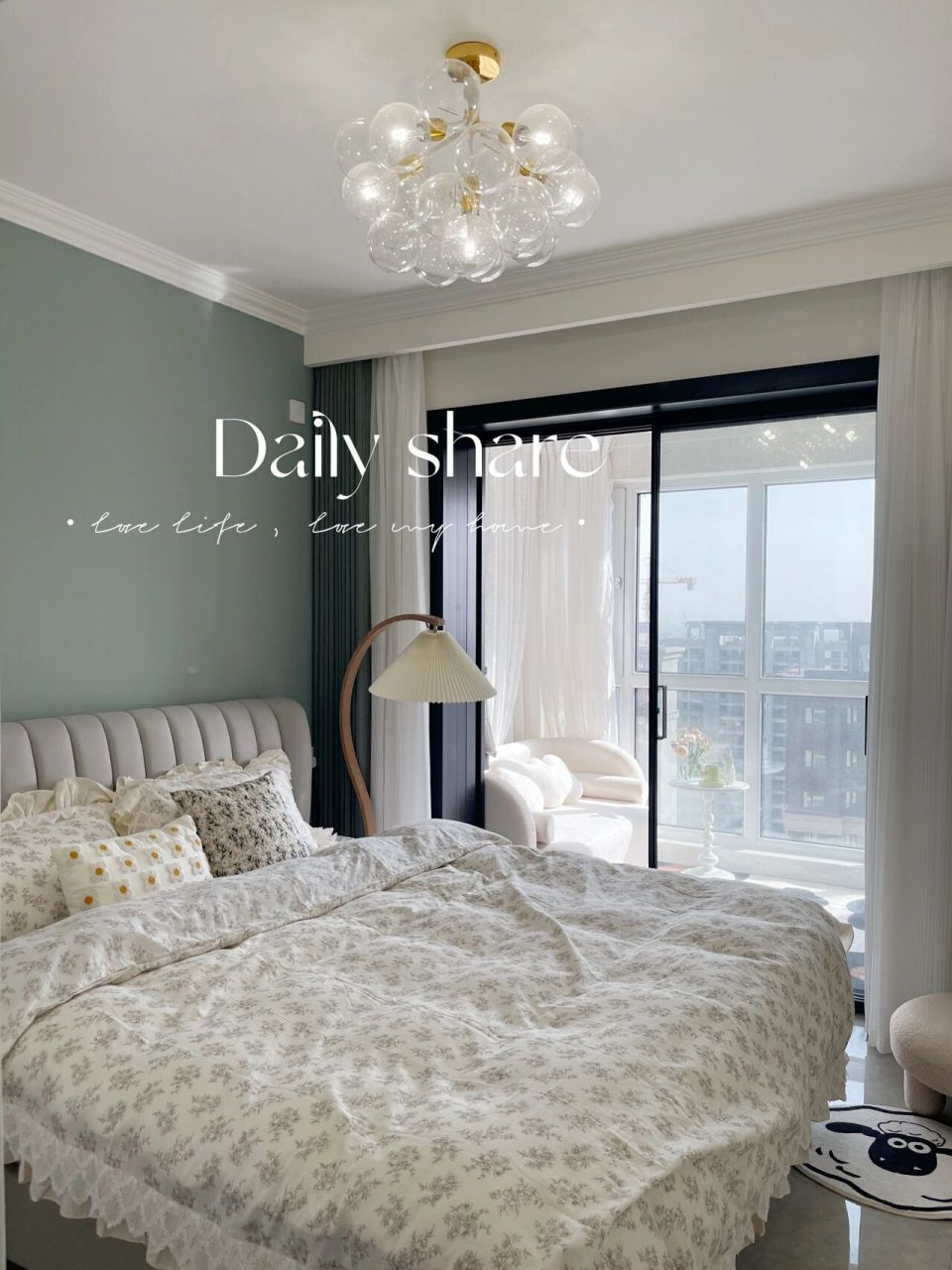 随便装的次卧立邦伦敦雾比主卧还好看 hello 宝贝们好～我是软软上次