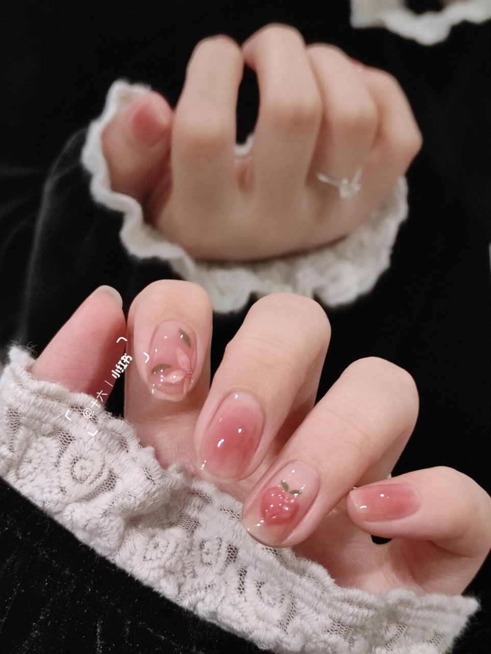 少女心95温柔甜美少女粉色系美甲大赏 粉色系永远是我的心头好!