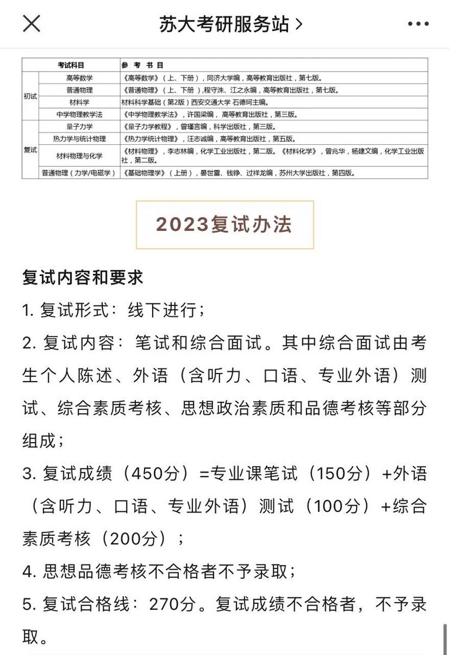 苏州大学物理学和学科物理考研难度分析,小伙伴们记得及时查看嗷 记得