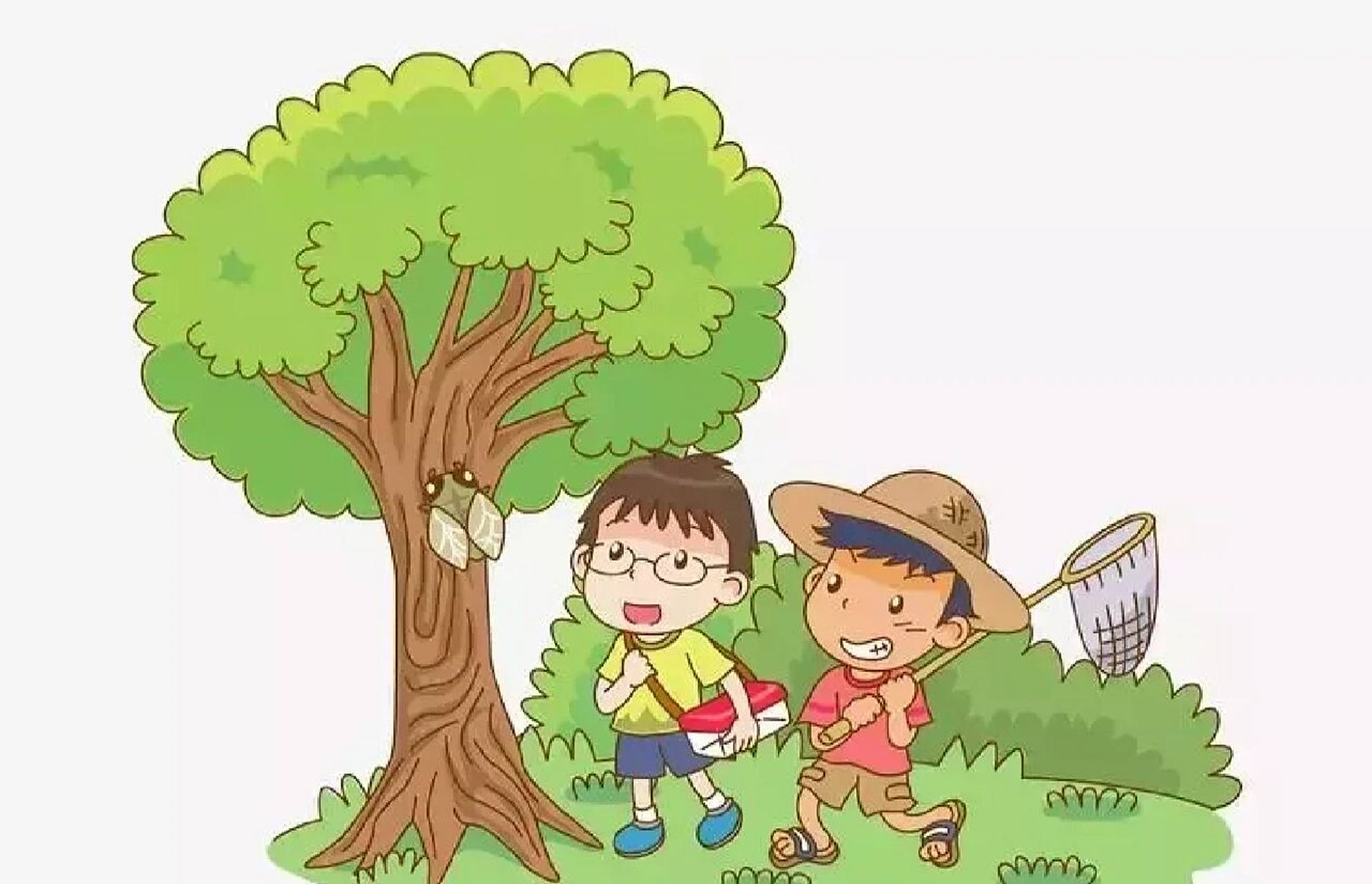 夏天蝉鸣:《捉知了》看图写话范文练习 99写作思路: 1,这是在什么