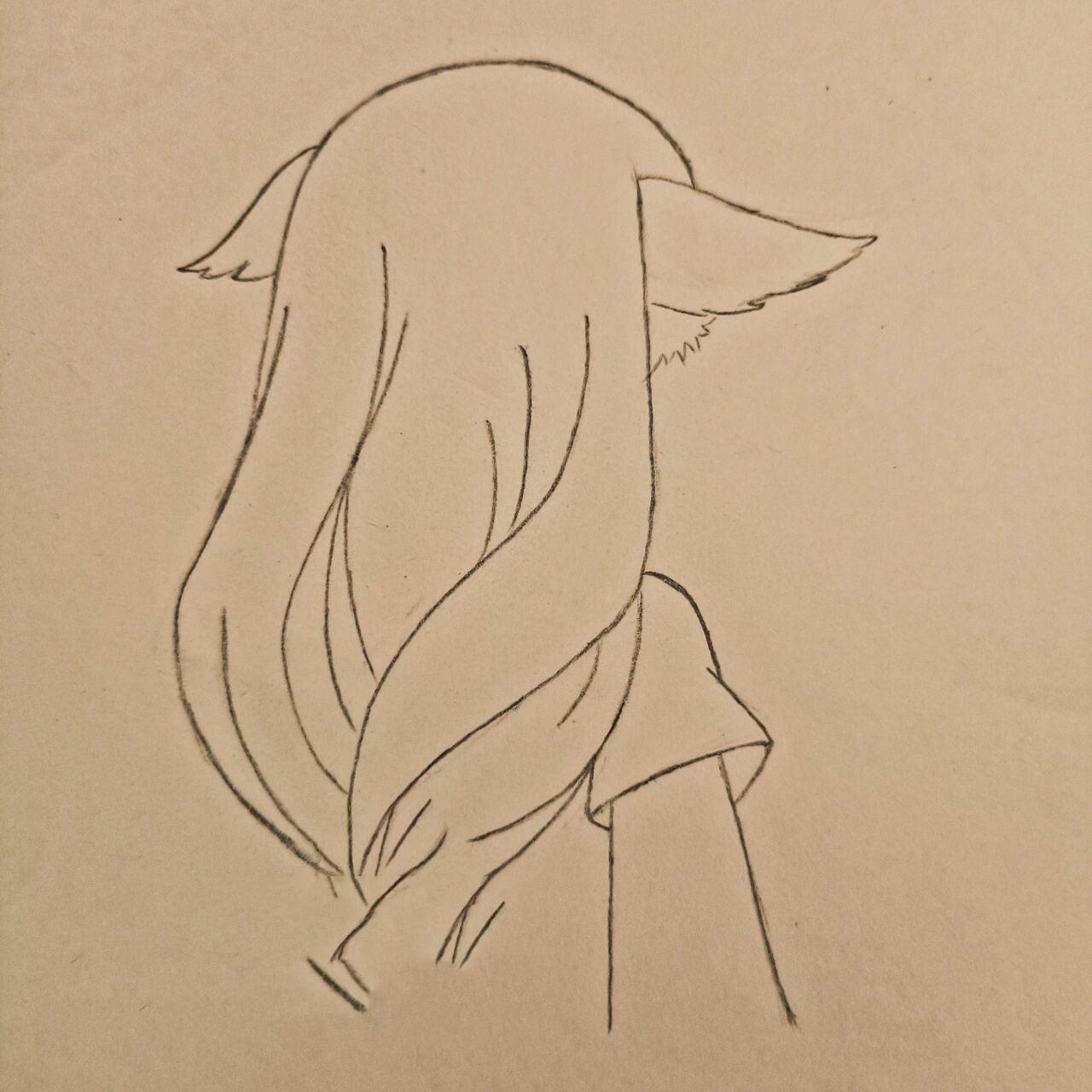 临摹笔记4 涂山苏苏好可爱啊 我有厚着脸皮来了这次临摹的是背影,好