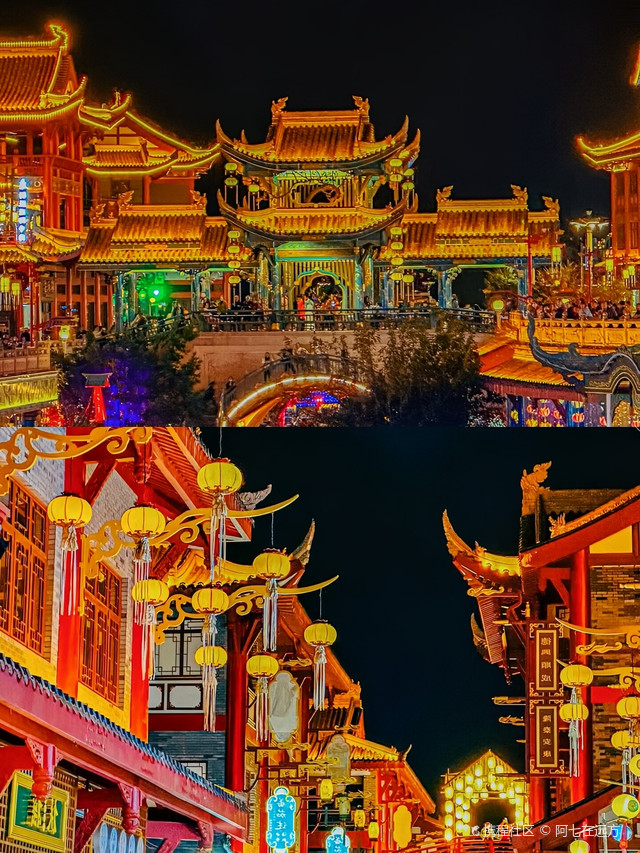 四川版大唐不夜城眉山东坡水街