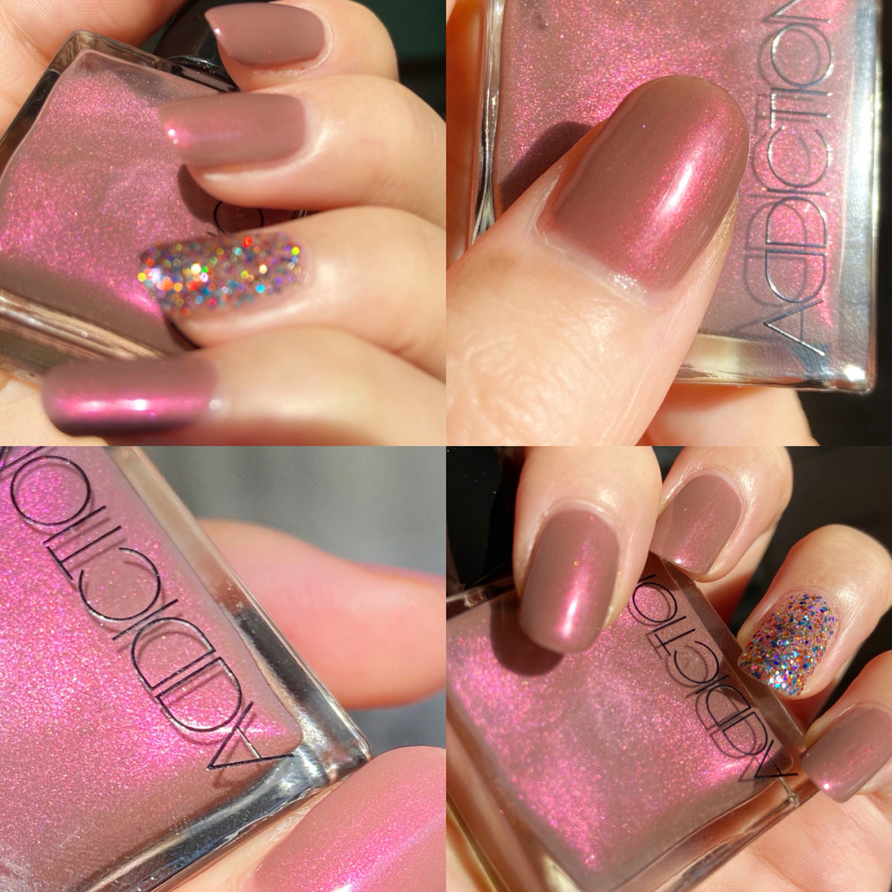 我今年最爱的啵啵奶茶偏光脏粉色甲油!