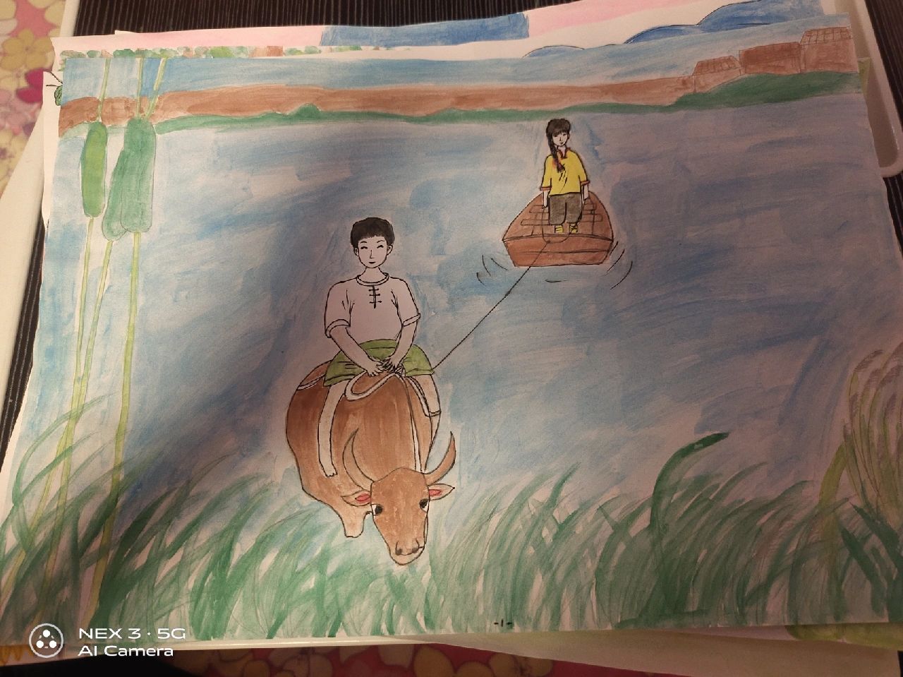 青铜葵花手绘绘本