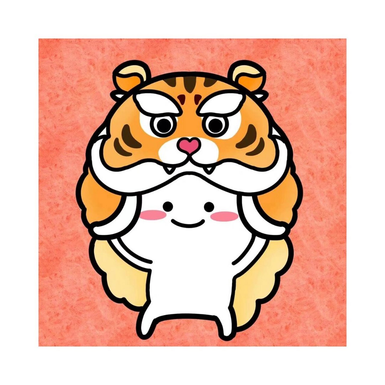 乖巧和菜猪的新年头像 准备过大年～ 图源超能大哥画的图,自己用pro