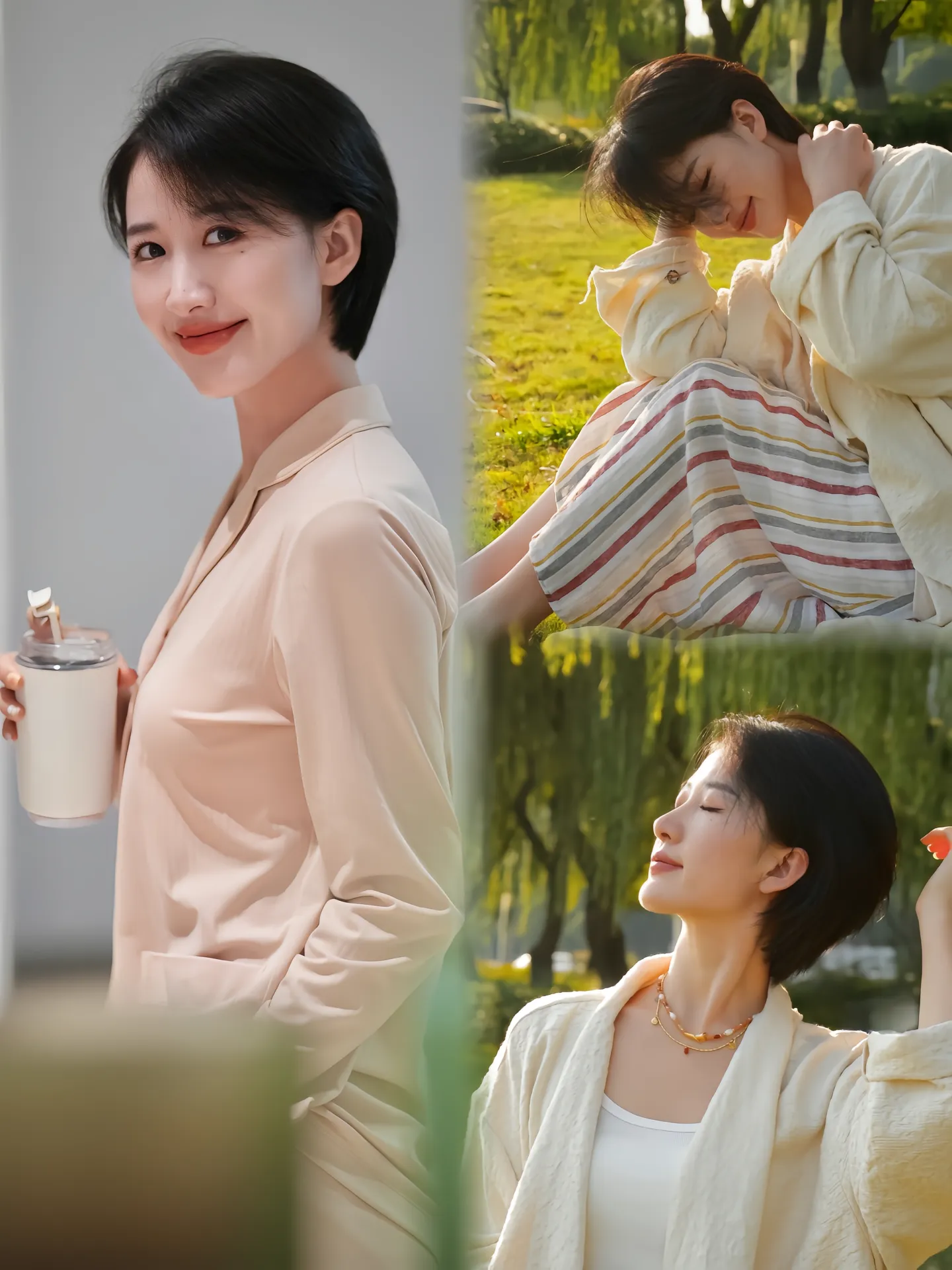短发可以更容易打理对于小个子女生非常友好