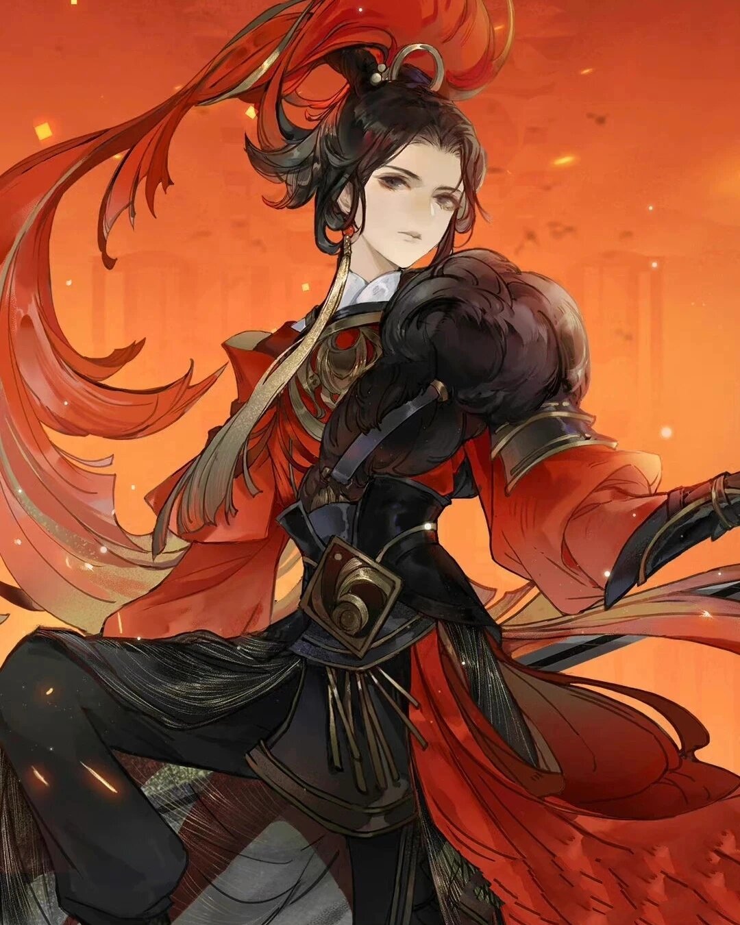 忘川风华录超美头像 素材我都是来源于小红书滴 最近抽卡总是抽到红拂