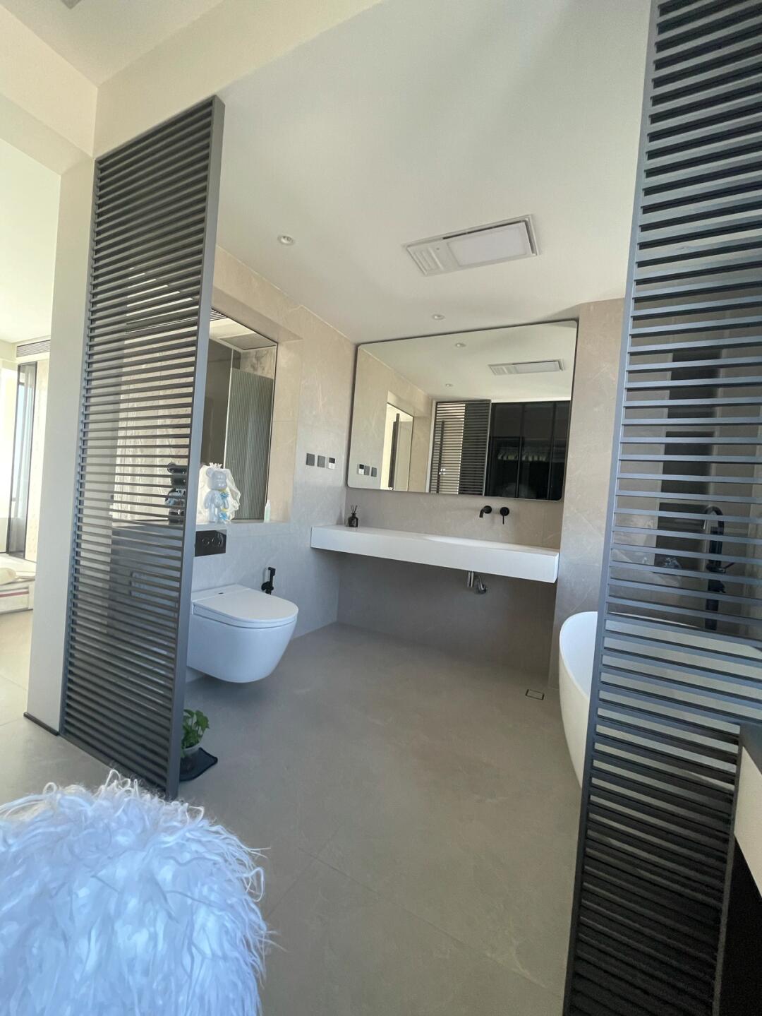 你们要的主卧卫生间!开放式,自己研究设计的