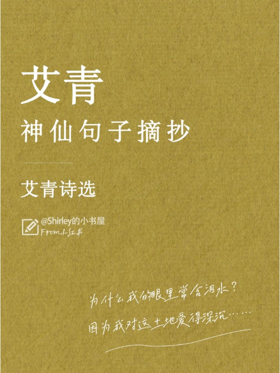 艾青的作品一般是描写太阳,火把,黎明等有象征性的事物,表现出艾青