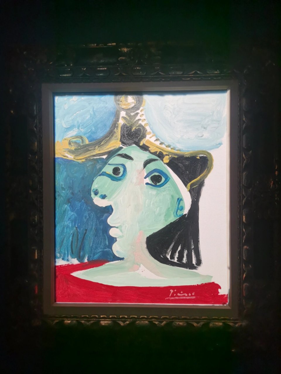 印象派vs抽象派 帕布洛毕加索的戴帽子的女人,莫奈花园,塞尚自画像.