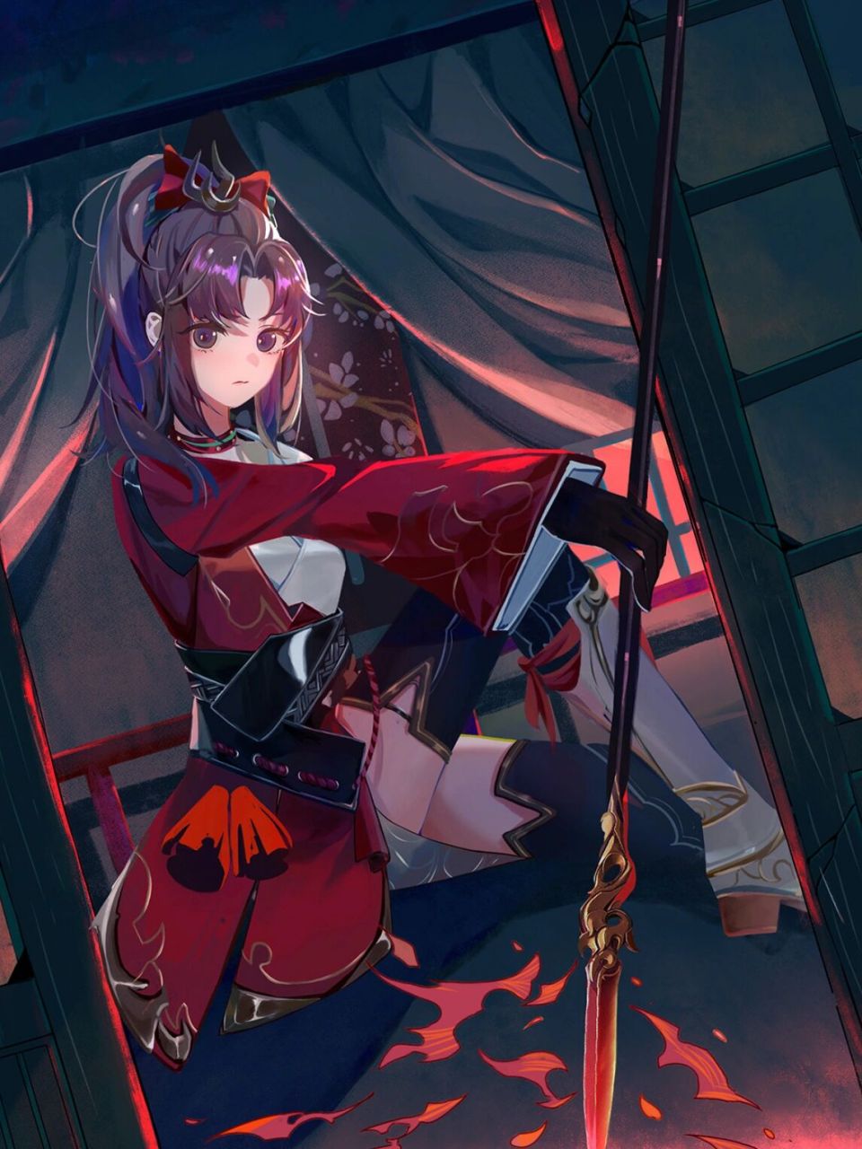 国庆放假～ 云缨陪你 |王者荣耀|云缨全身高清壁纸5 97长按保存自取