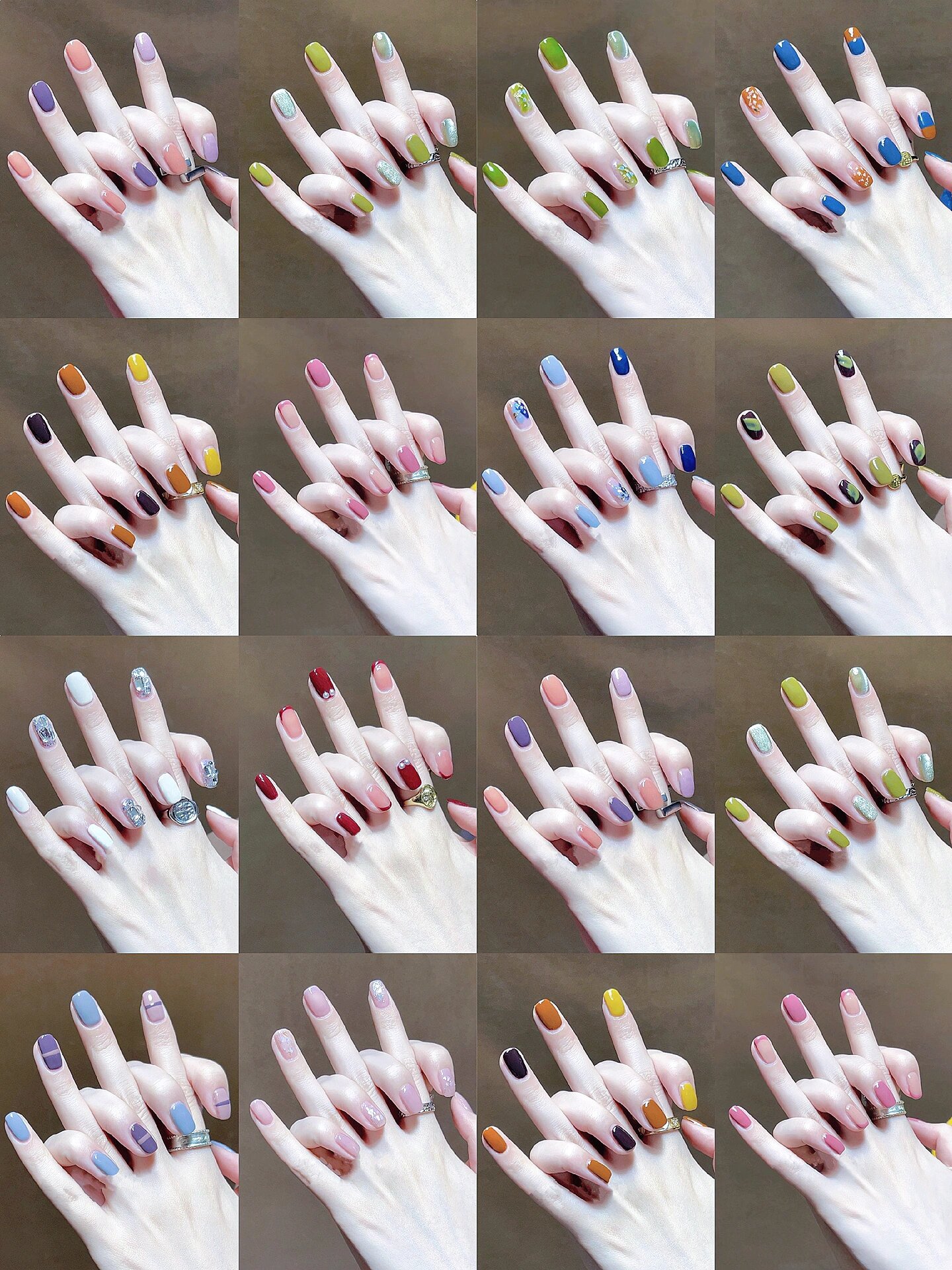 超适合夏日的彩色跳色美甲合集,巨百搭显白