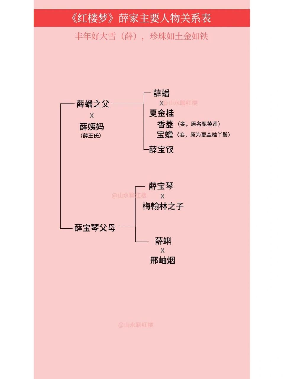 红楼梦薛家人物列表图片