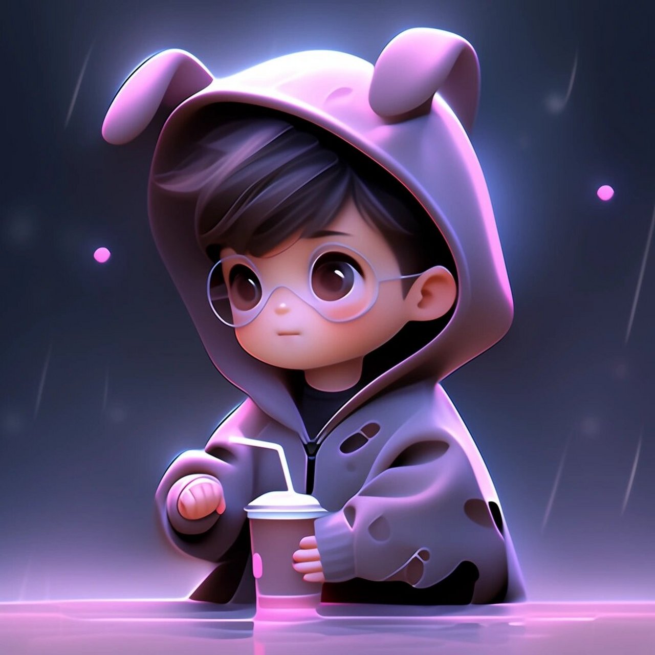 奶茶萌娃最新版情侣头像 奶茶萌娃最新版情侣头像来了