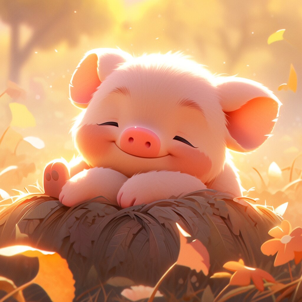 萌宠|猪猪|可爱|头像|卡通 萌宠猪猪头像大集合,超可爱卡通形象让你爱