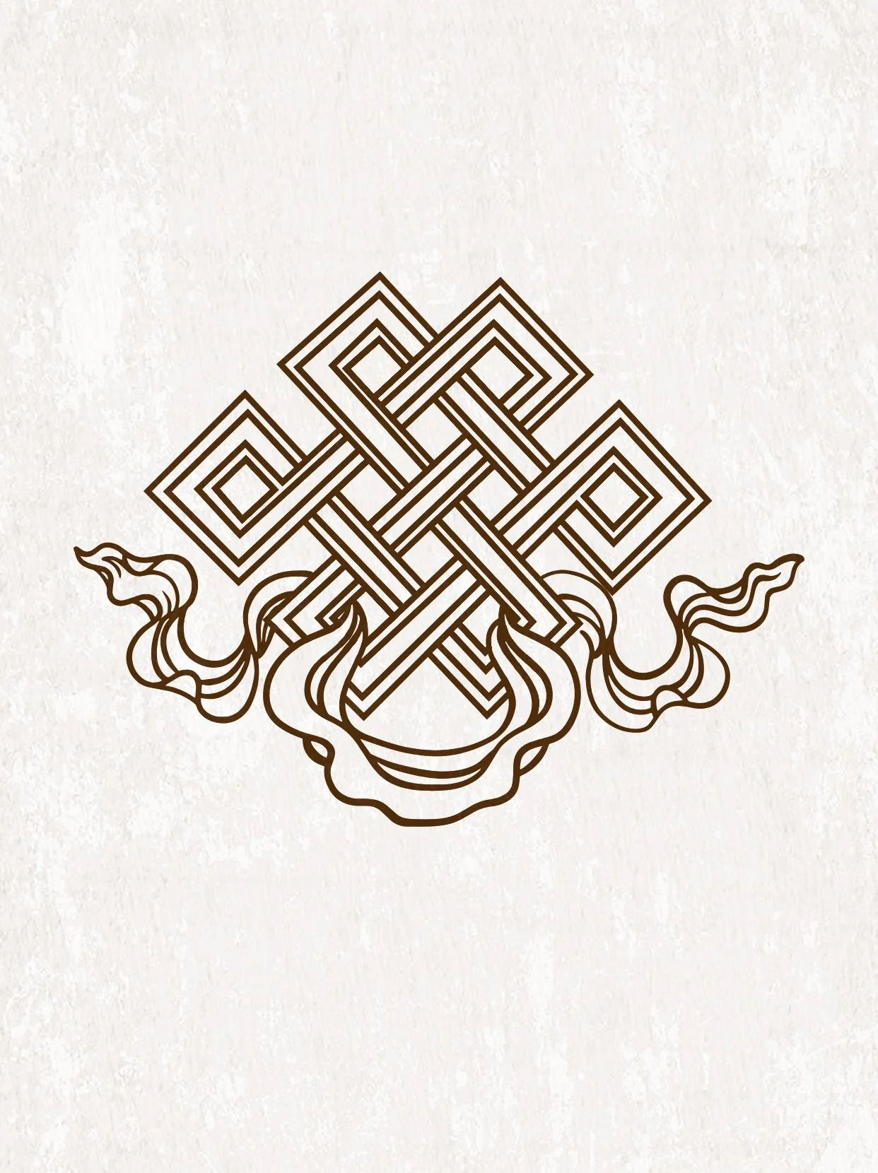 藏传佛教象征符号与器物图案166|吉祥结纹样