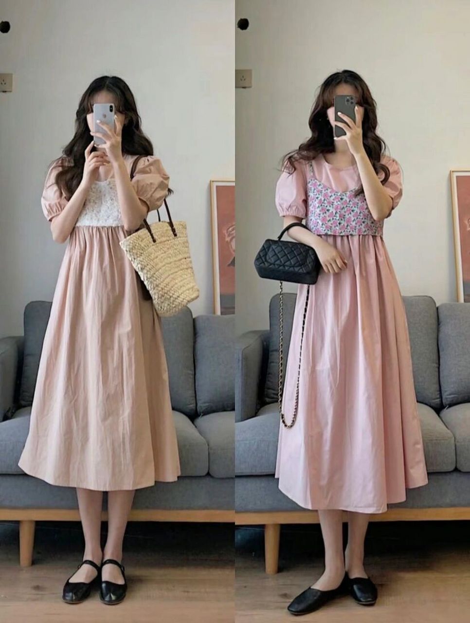 大骨架肩宽女生穿搭夏季连衣裙,30-35岁女性夏季穿搭连衣裙, 25-30岁