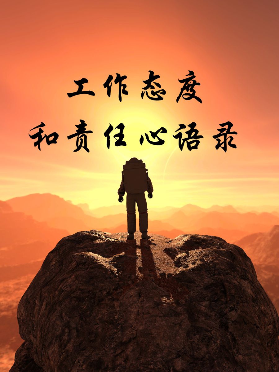 工作态度和责任心语录