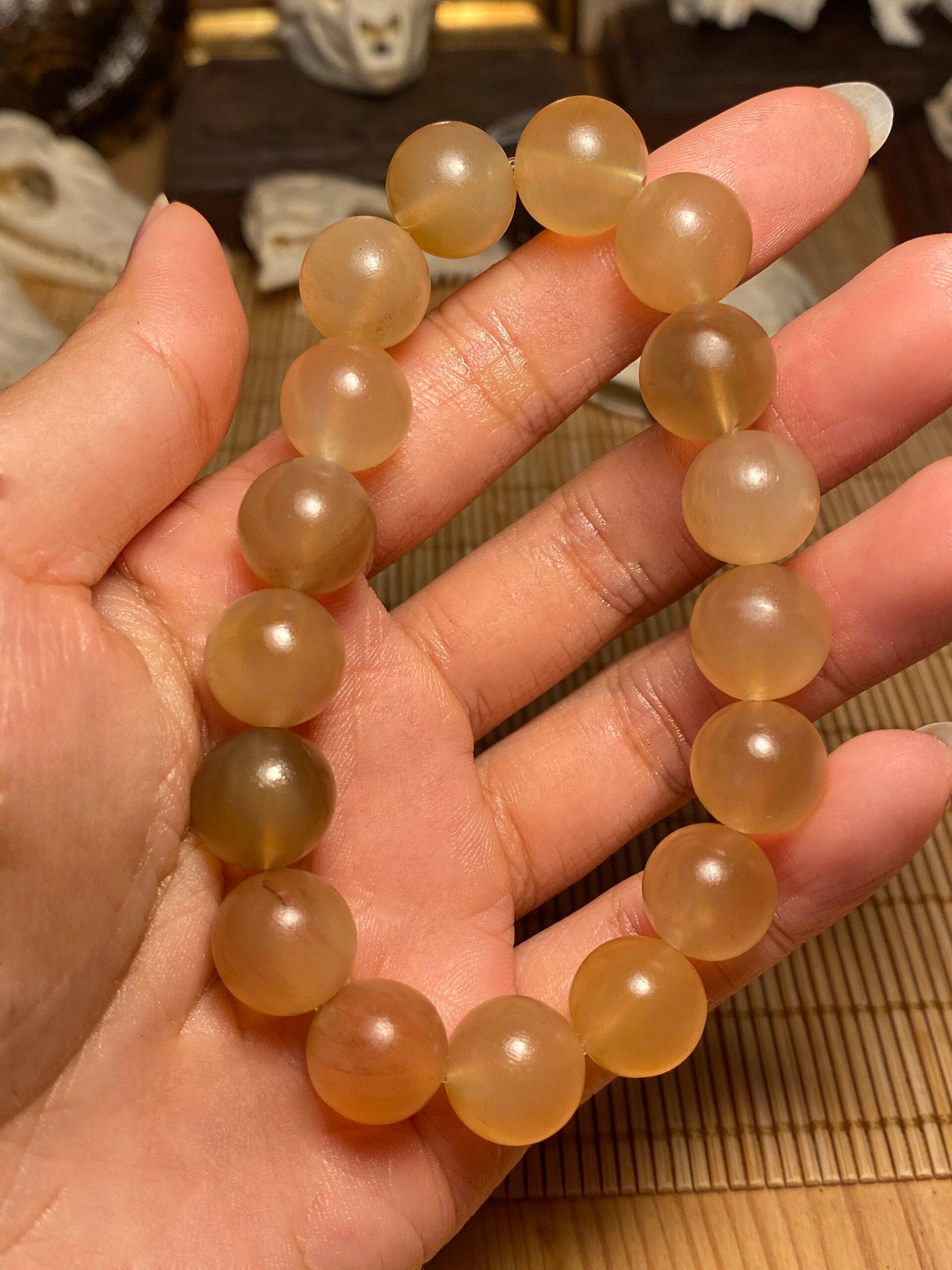 羚羊角手串素串