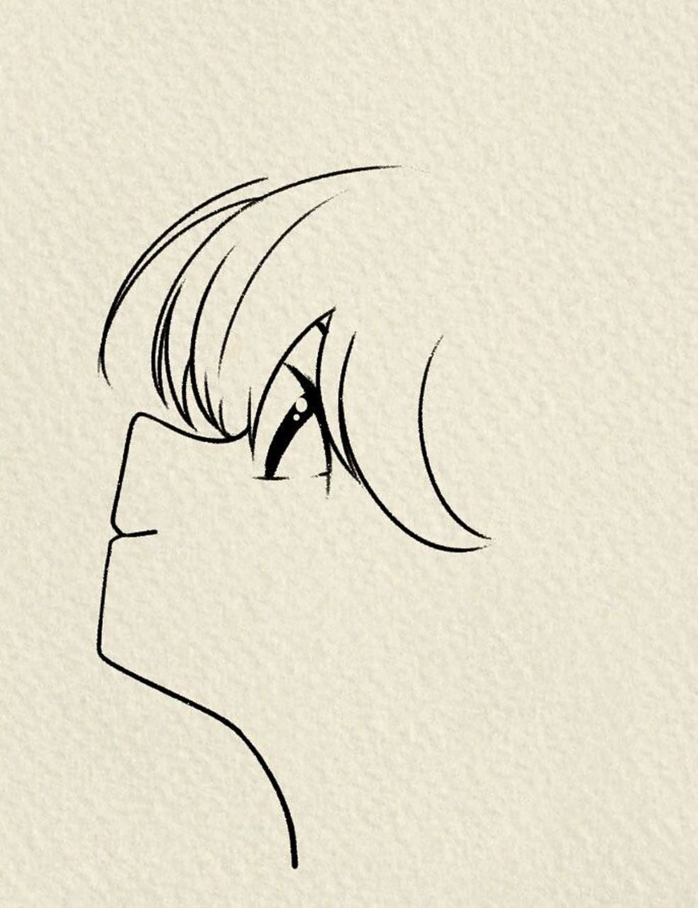 毛利兰简笔画过程 #临摹# #绘画临摹# #铅笔画# #毛利兰# #柯南