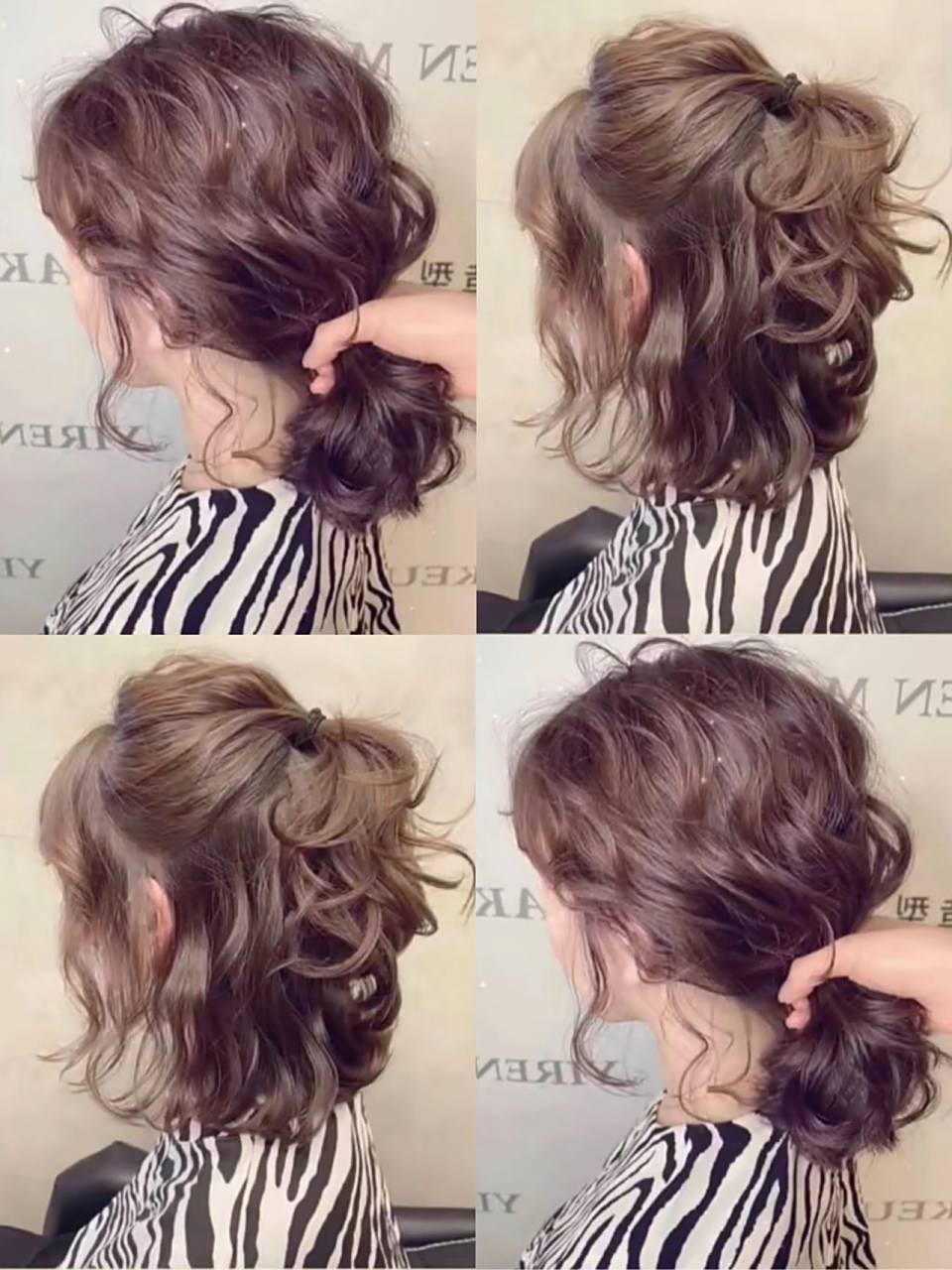 2021年最流行的芭比烫 可扎可散显脸小 宁波烫发 芭比烫 法式烫 水