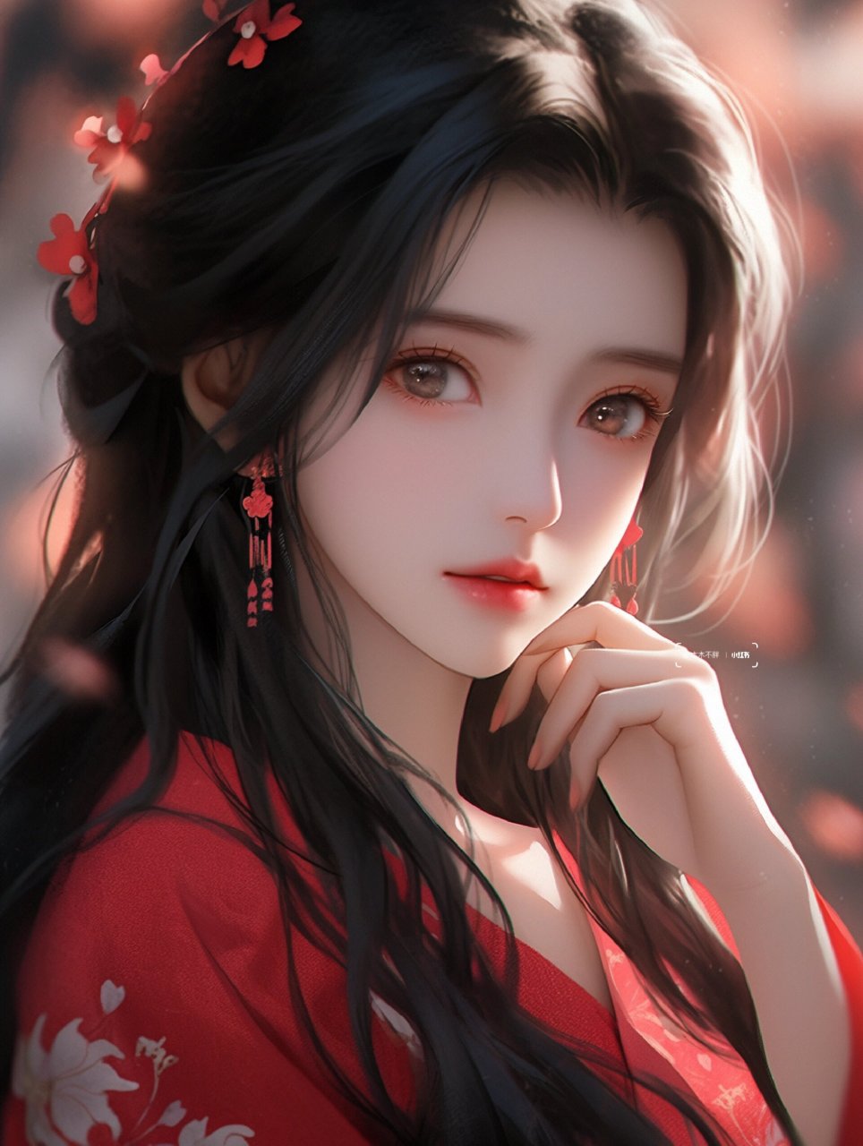 汉服|原创古风美女壁纸头像|国风高清壁纸