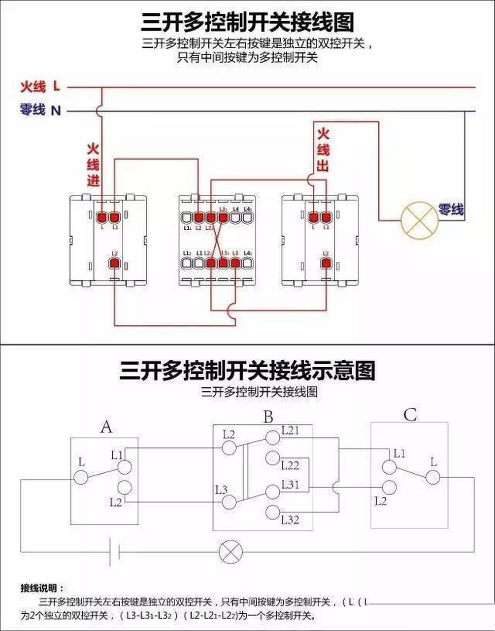 QJz2开关远控接线图图片