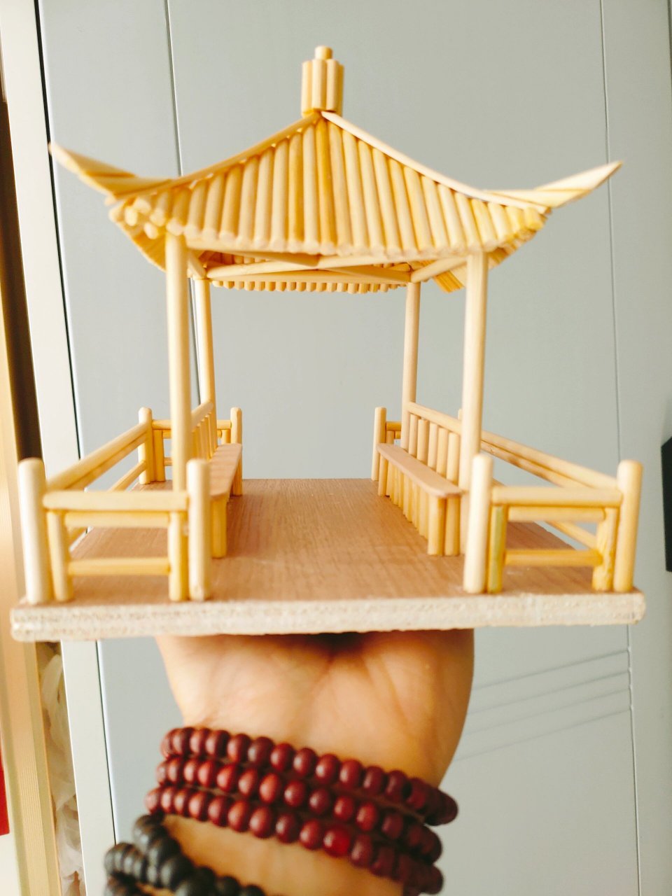 手工制作-亭子 纯手工制作古建筑之亭子