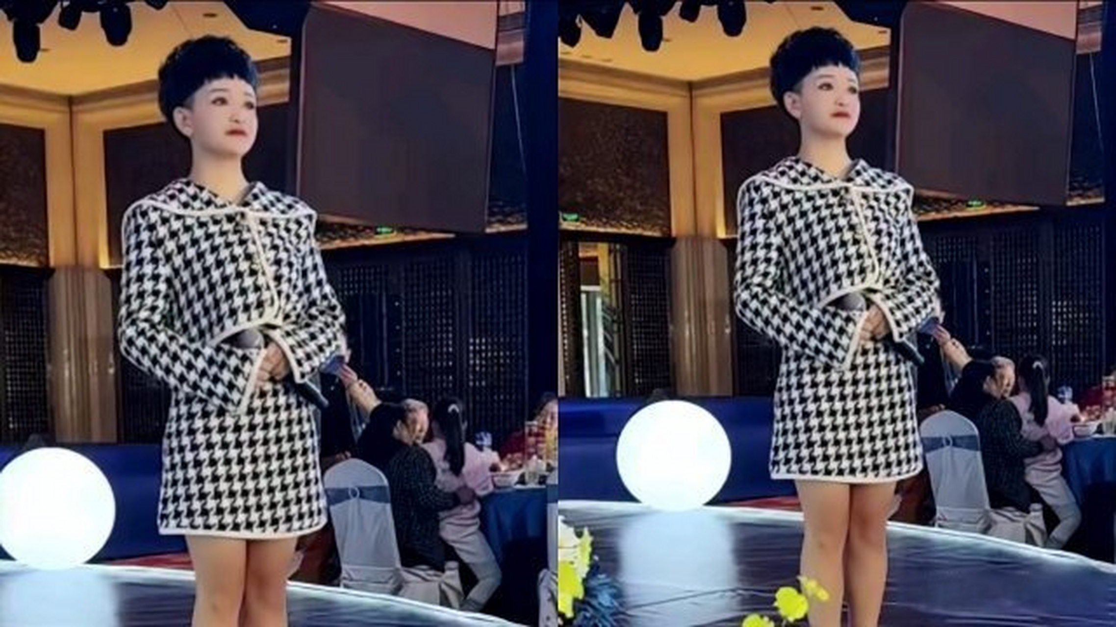 《歌手马美如演唱歌曲《一壶老酒》嘹亮的歌声,经久难忘》