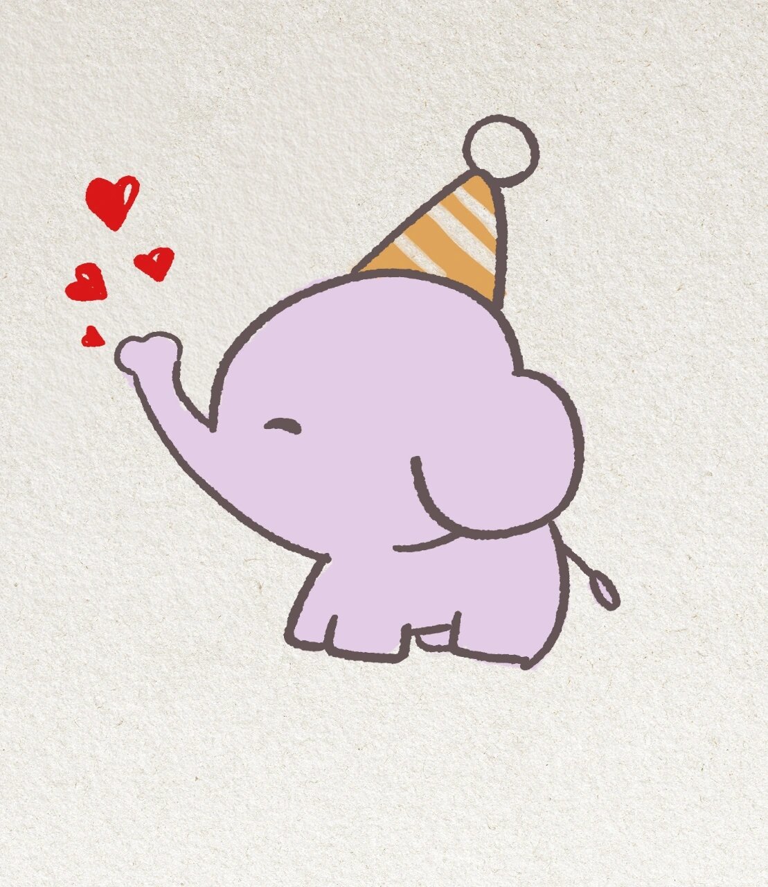 十秒教你画小象!超简单