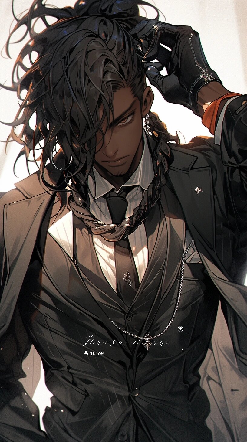 二次元的黑皮真的太戳我了! ?"他只是站在那,我便无法移开目光"