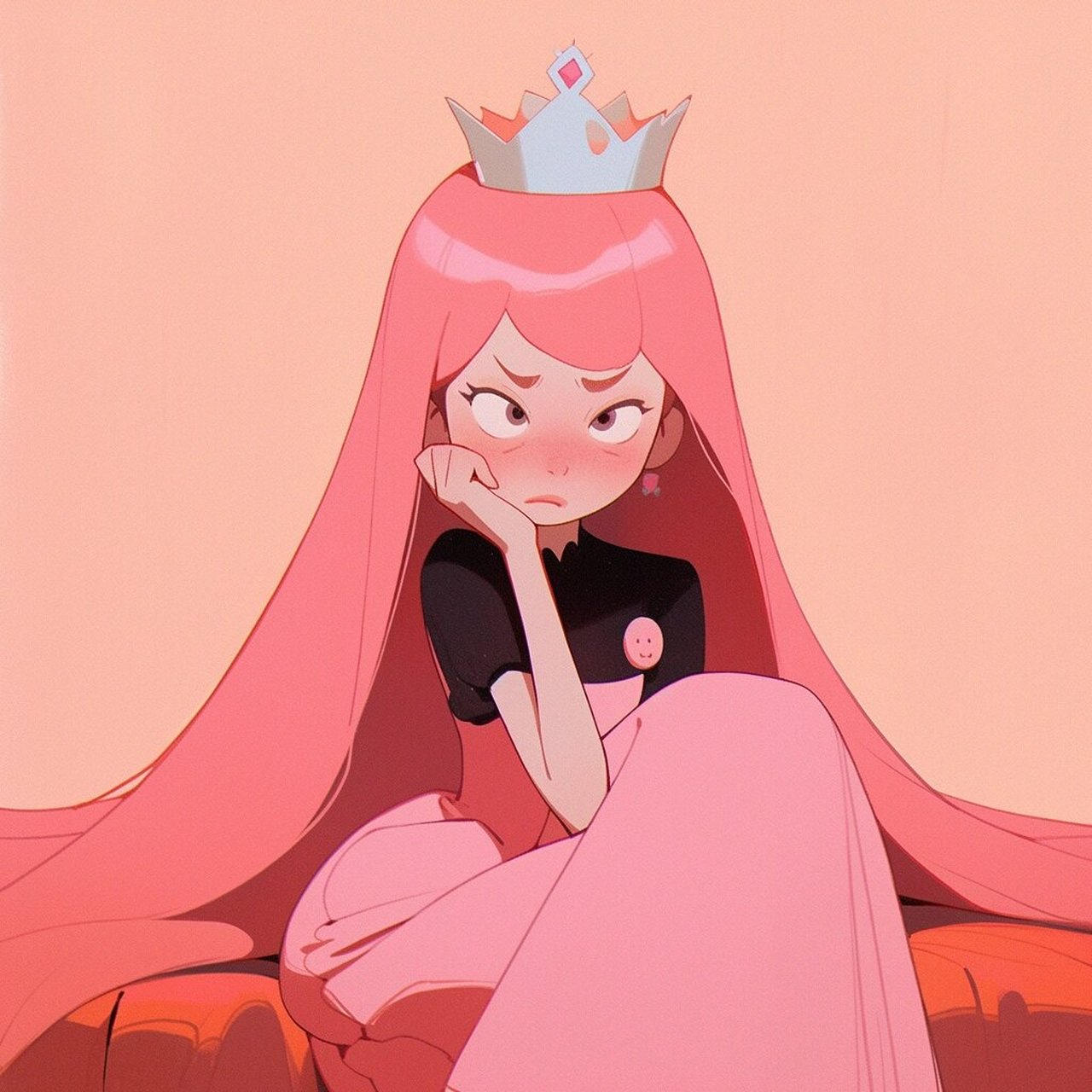 又拽又飒的傲娇公主头像95 想要红发头像的仙女们来领回去