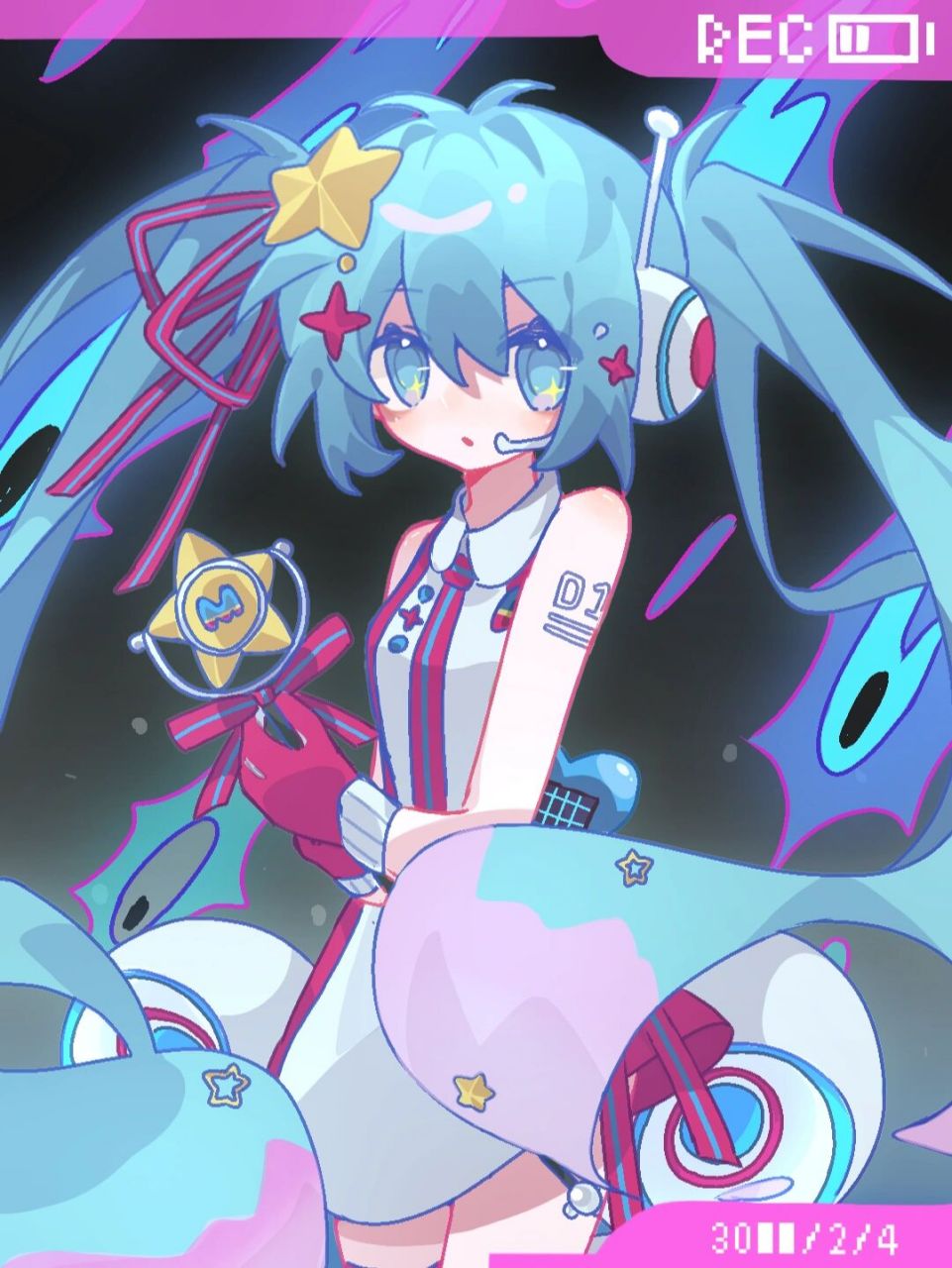 22年魔法未来 画了喜欢的画面啊啊