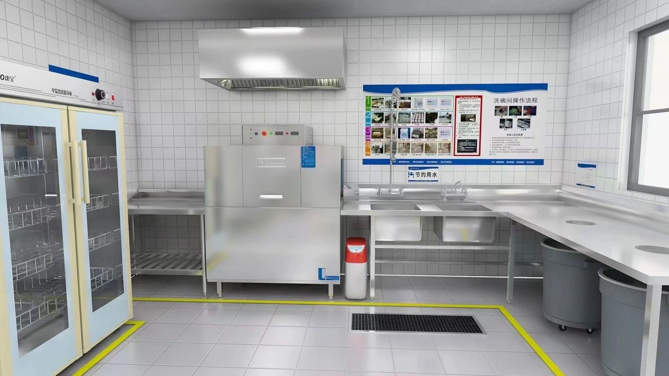 商用厨房布局(4d)