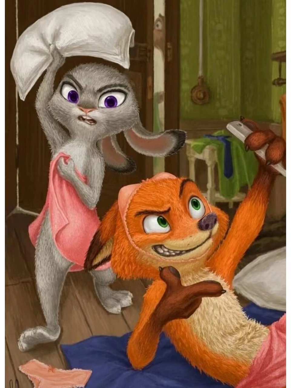 朱迪和尼克97 #兔朱迪狐尼克# 7815